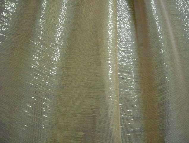 9. Nude Silk Metallic Crinkle Lame